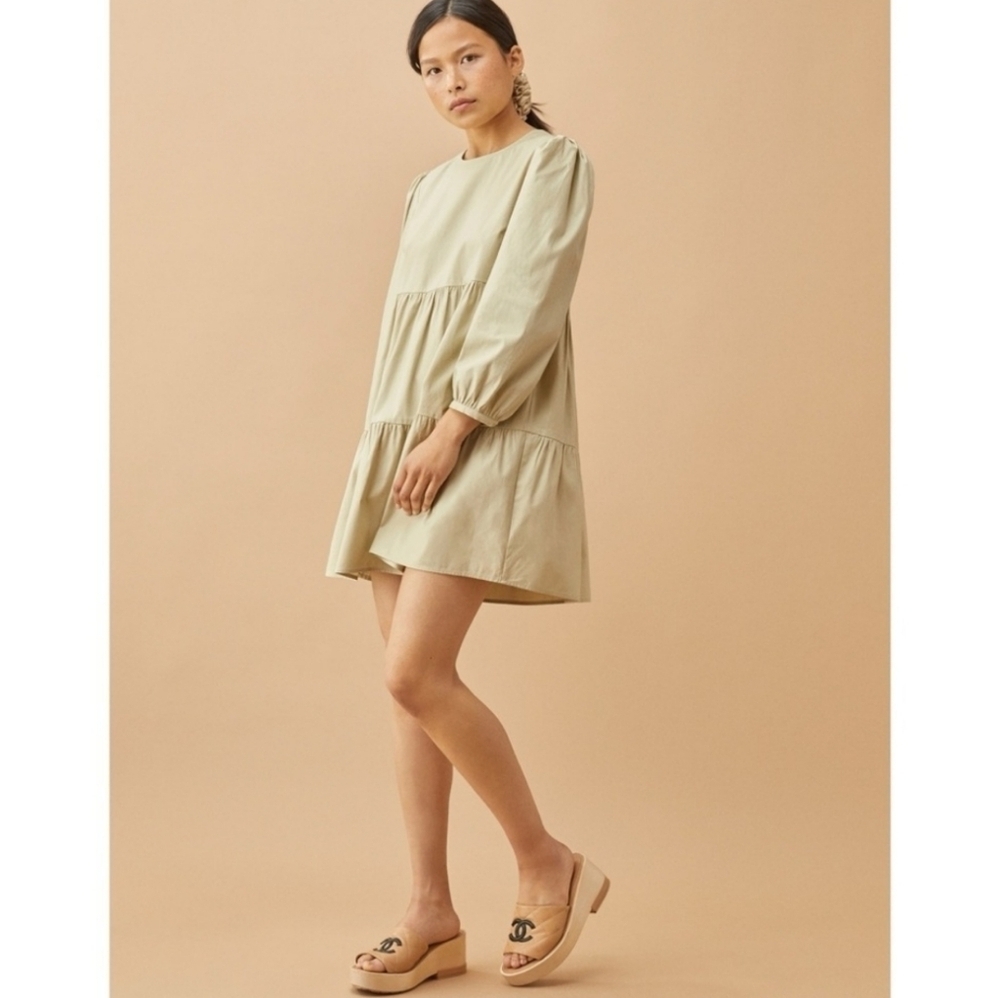 Reformation Beckett dress dried herb Small